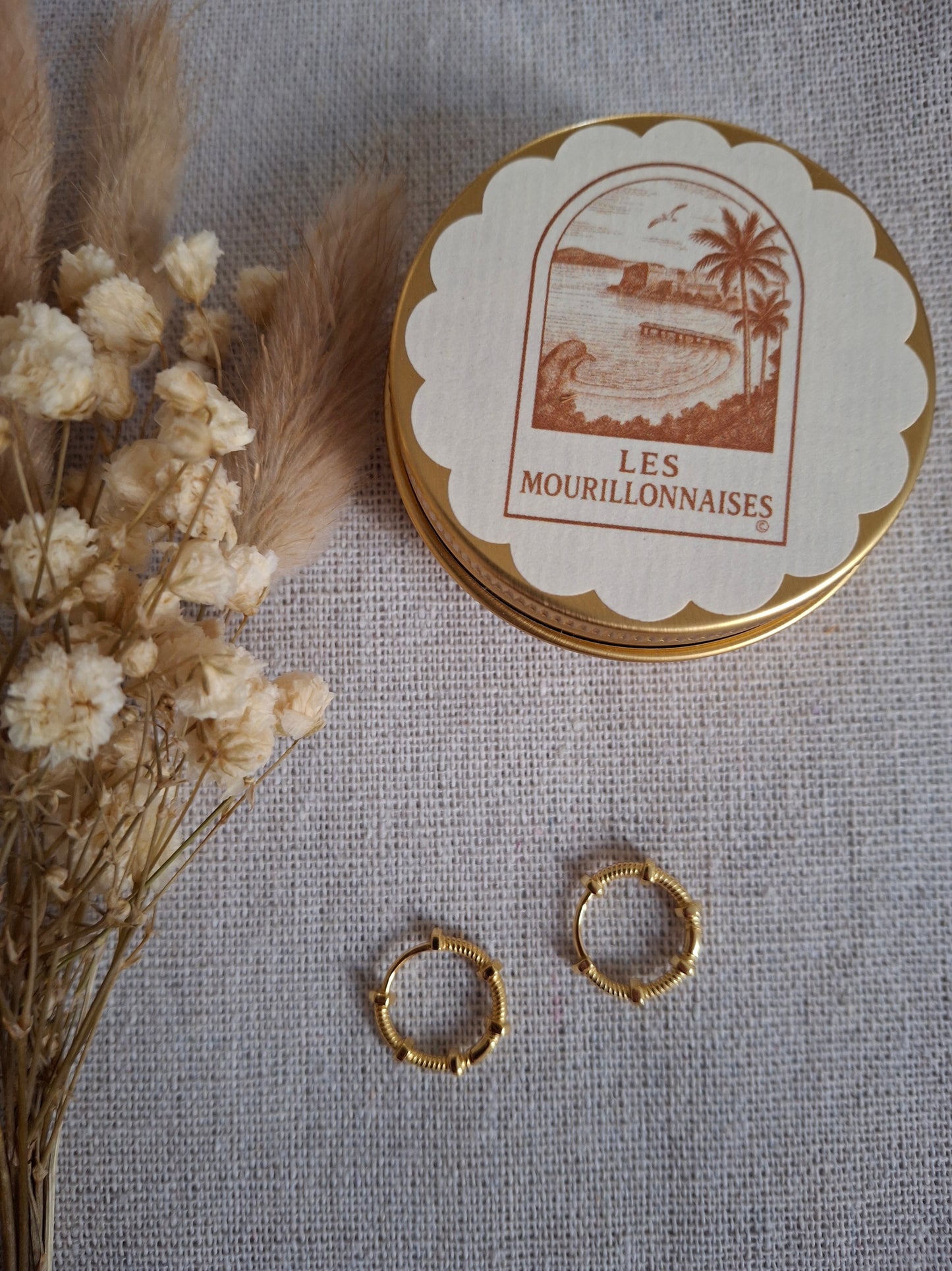 Boucles d'oreilles créoles Bonnie