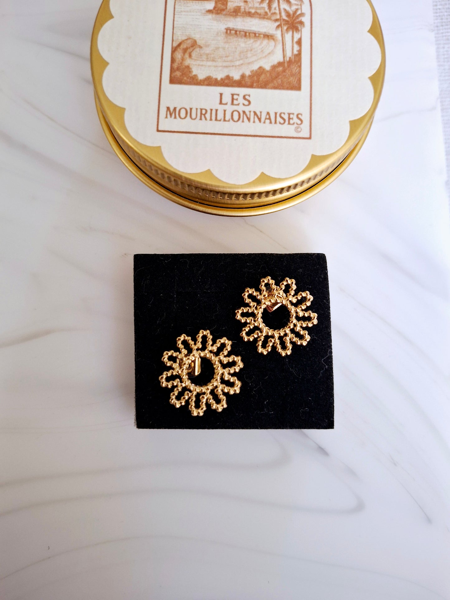 Boucles d'oreilles Léopoldine