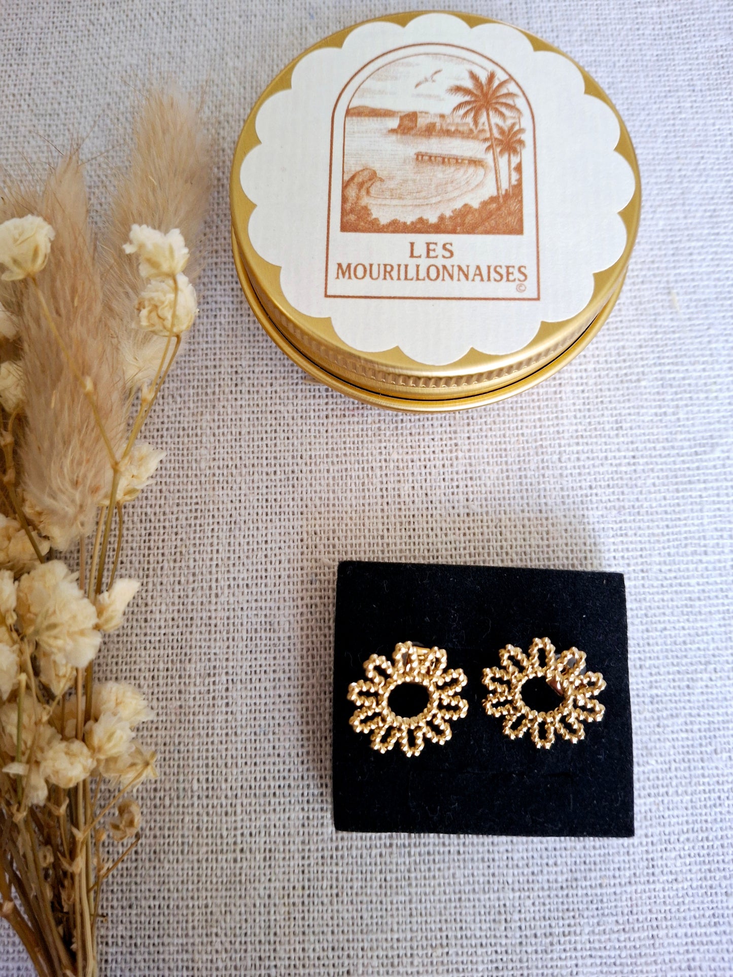 Boucles d'oreilles Léopoldine