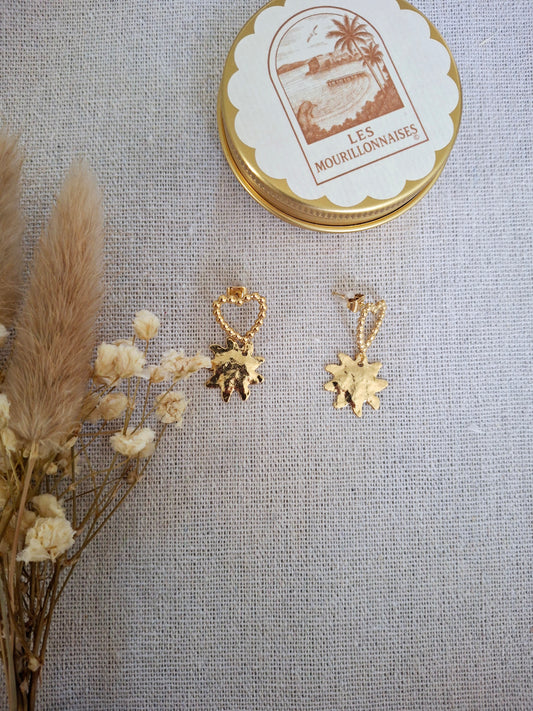 Boucles d'oreilles Blake soleil