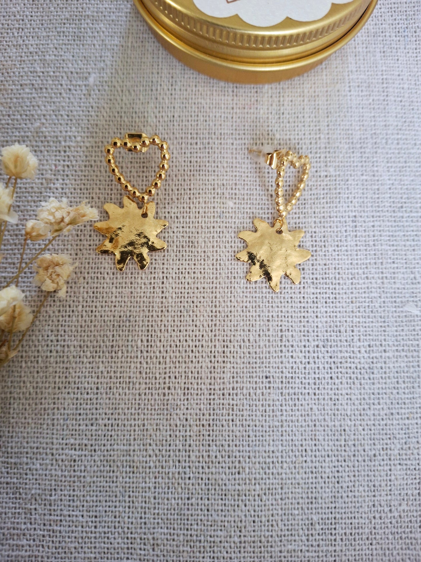 Boucles d'oreilles Blake soleil
