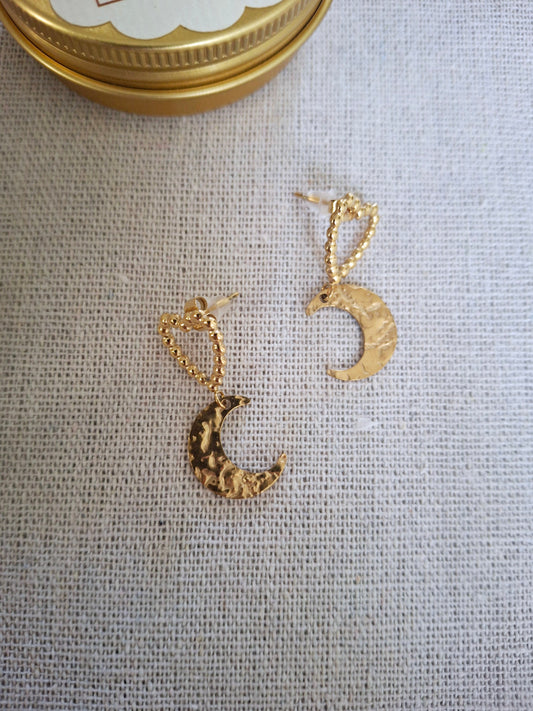 Boucles d'oreilles Blake Lune