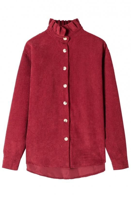 Chemise Paul bordeaux