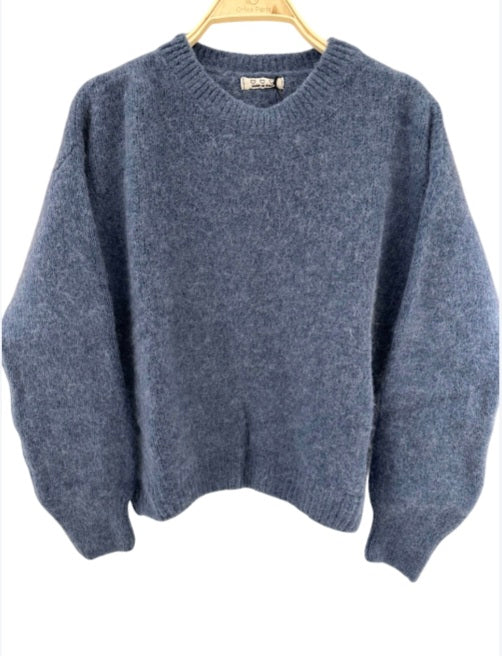 Pull Orso en maille alpaga à encolure ronde