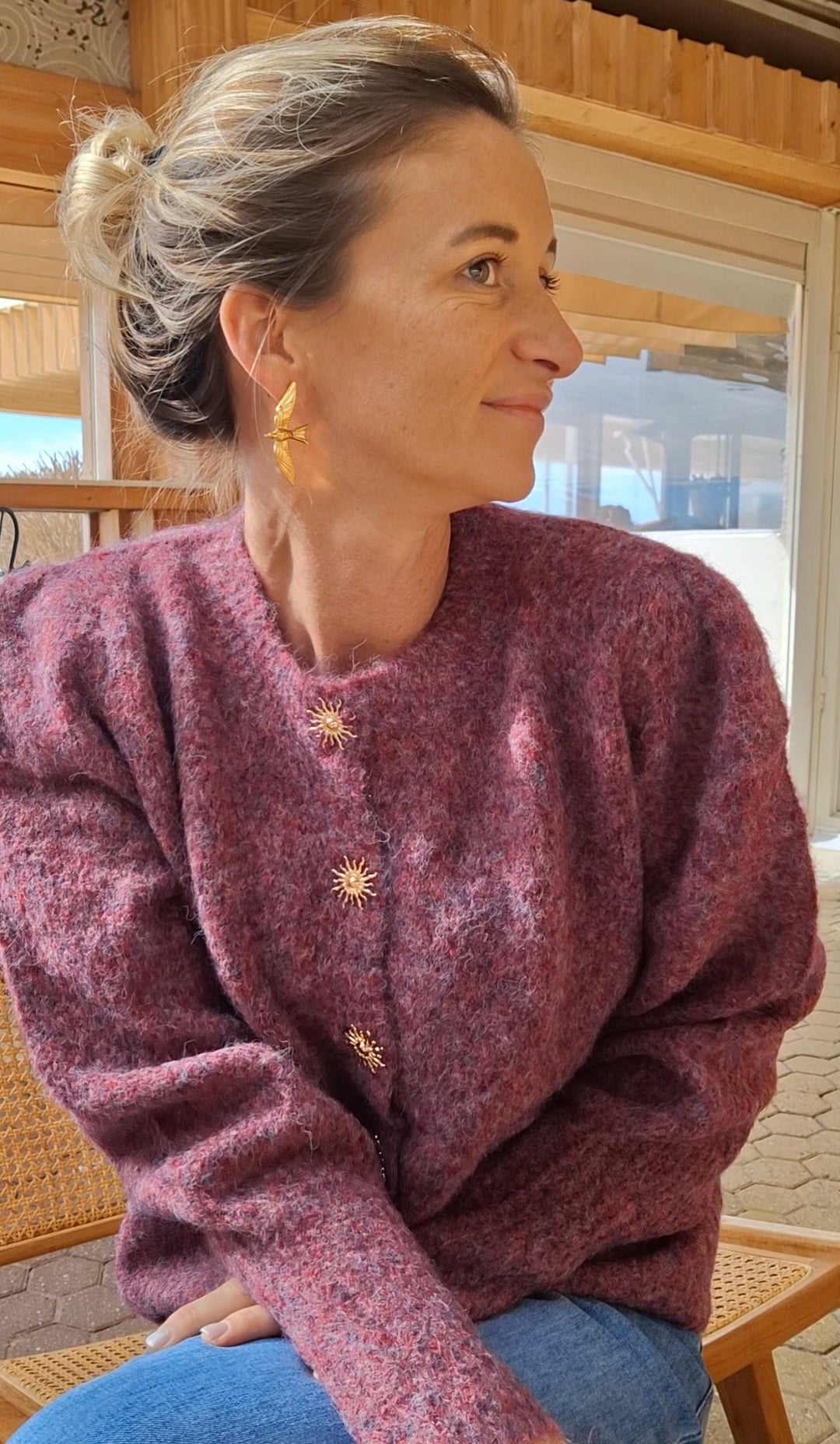 Pull Simone Bordeaux