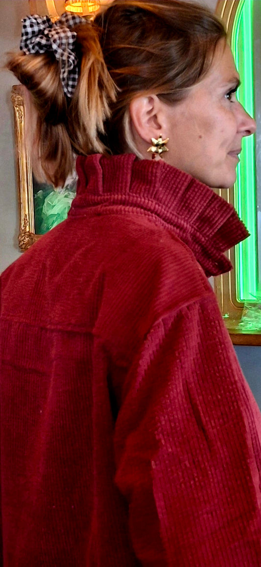 Chemise Paul bordeaux