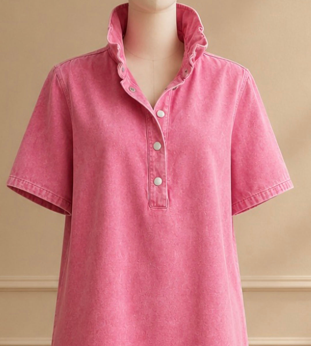 Robe mano col victorien rose