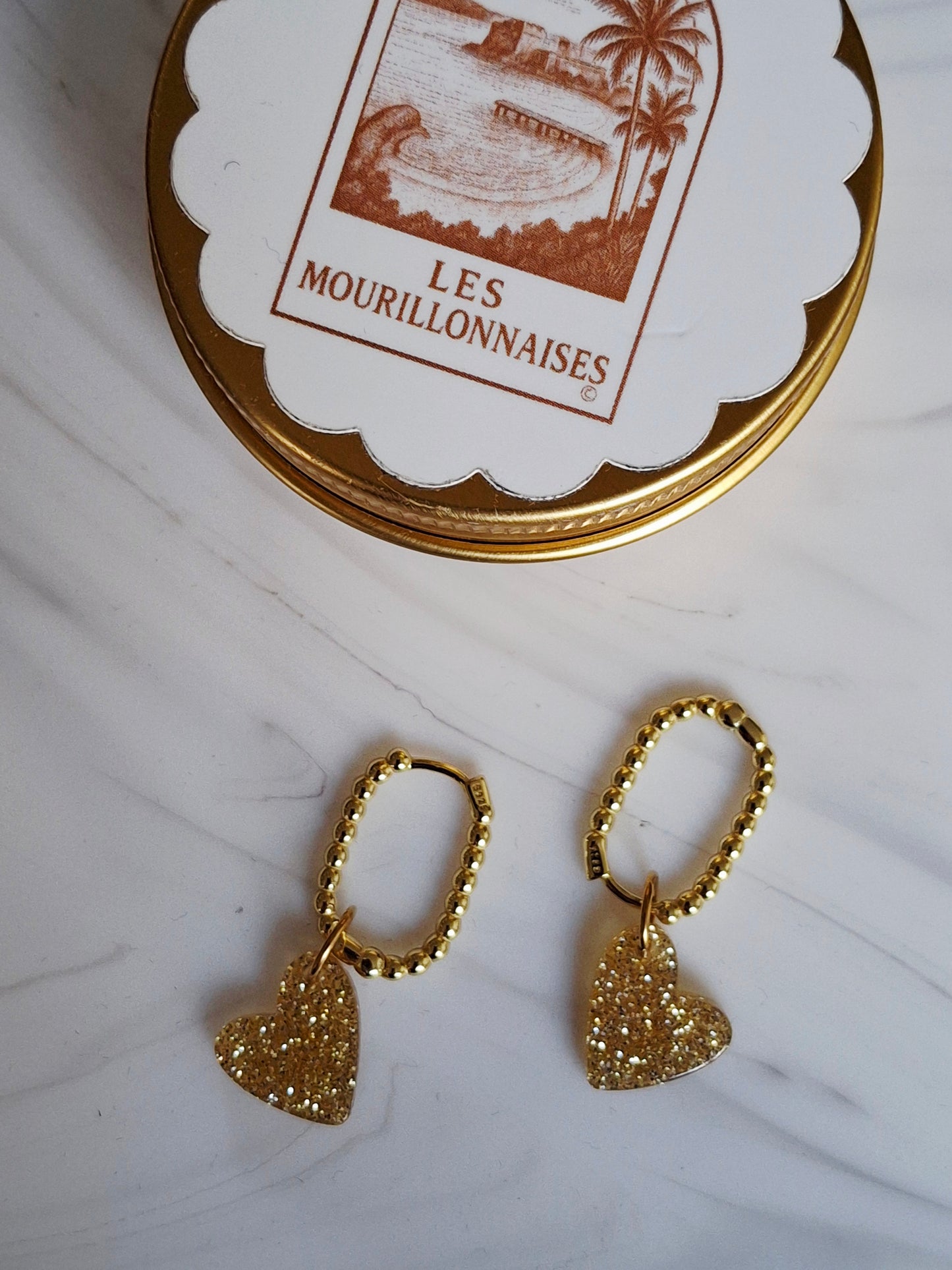 Boucles d’oreilles Pio variante doré