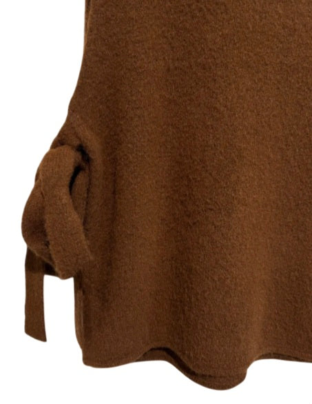 Pull sans manches Amédée marron