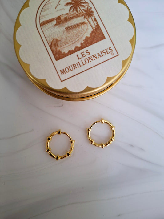 Boucles d'oreilles créoles Bonnie