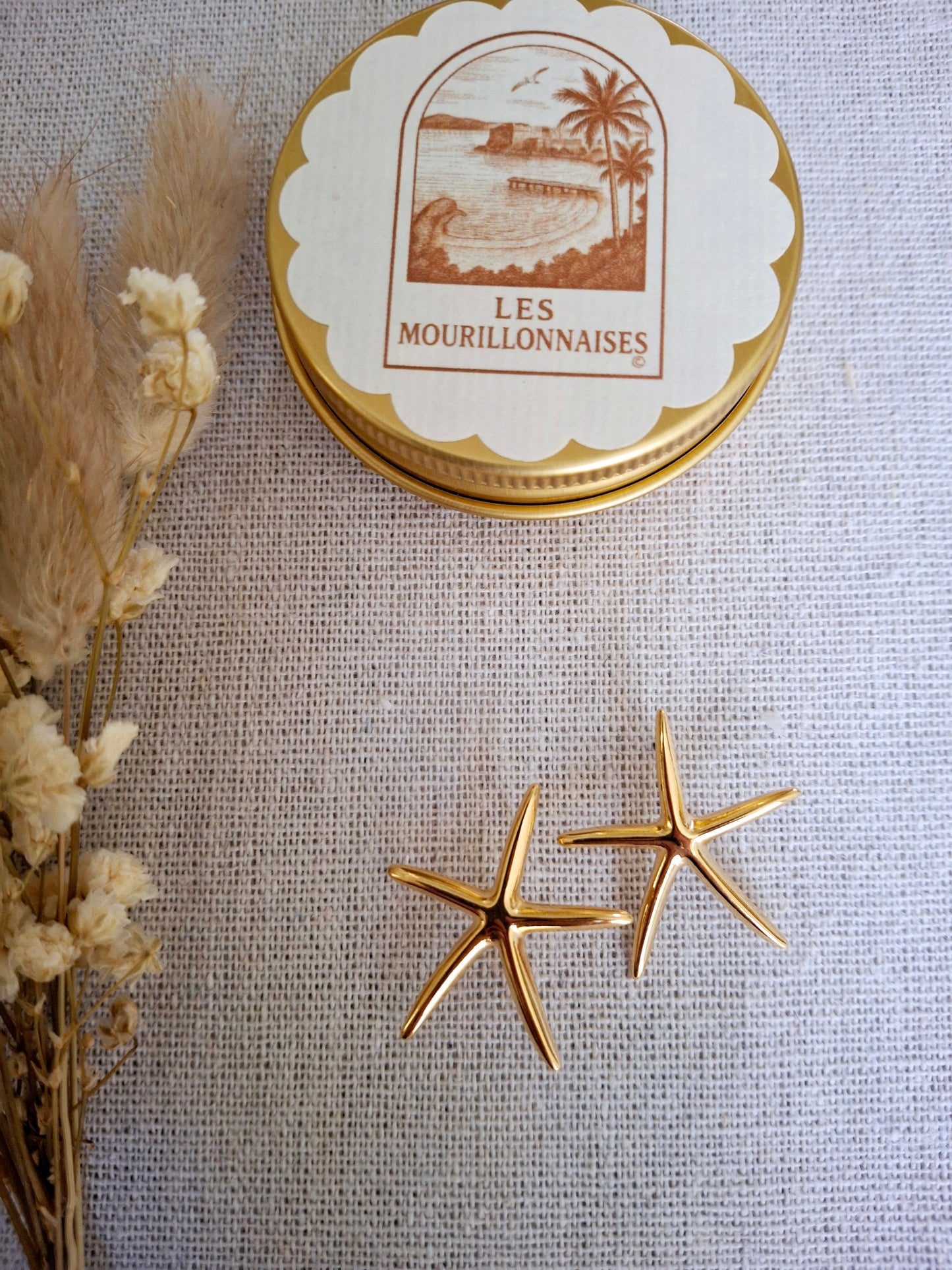 Boucles d'oreilles Célestine