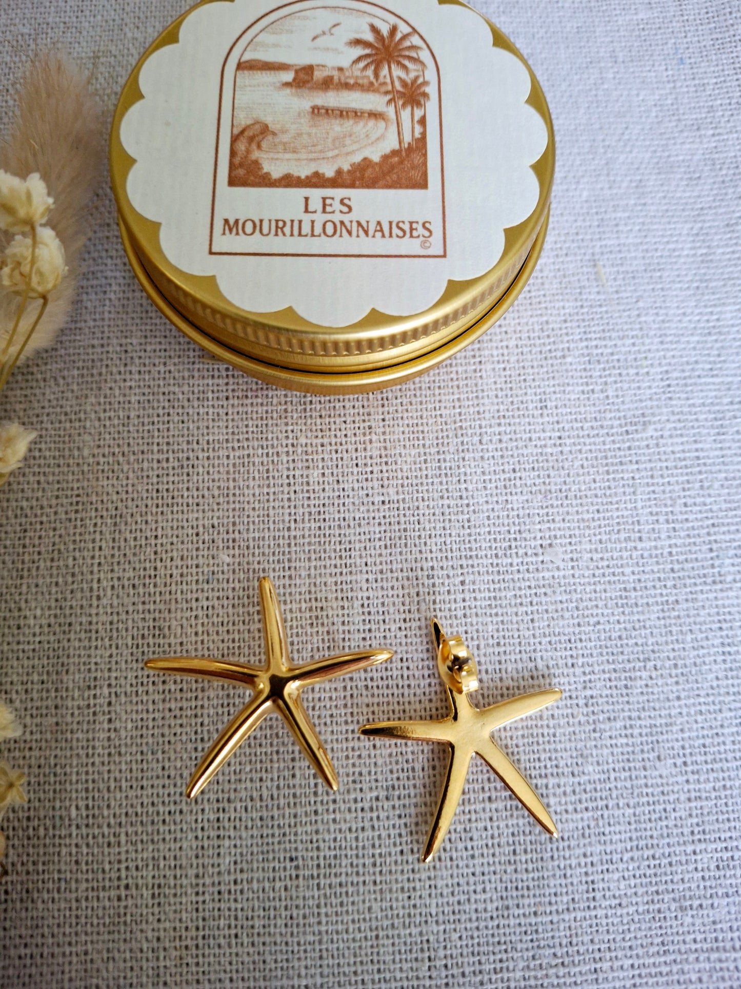 Boucles d'oreilles Célestine