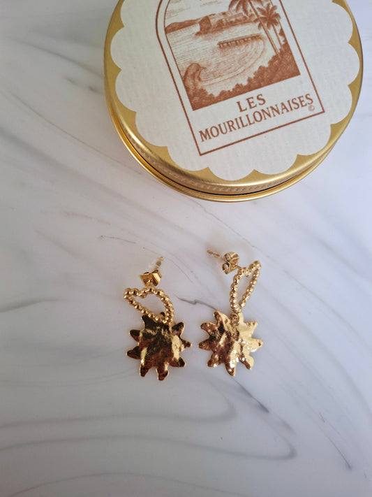 Boucles d'oreilles Blake soleil