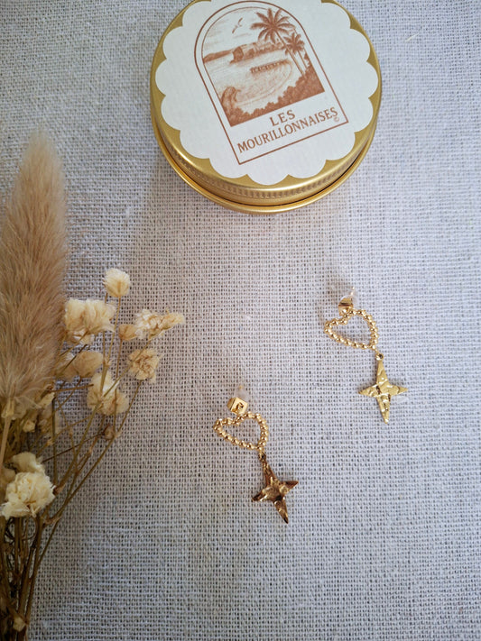 Boucles d'oreilles Blake étoile