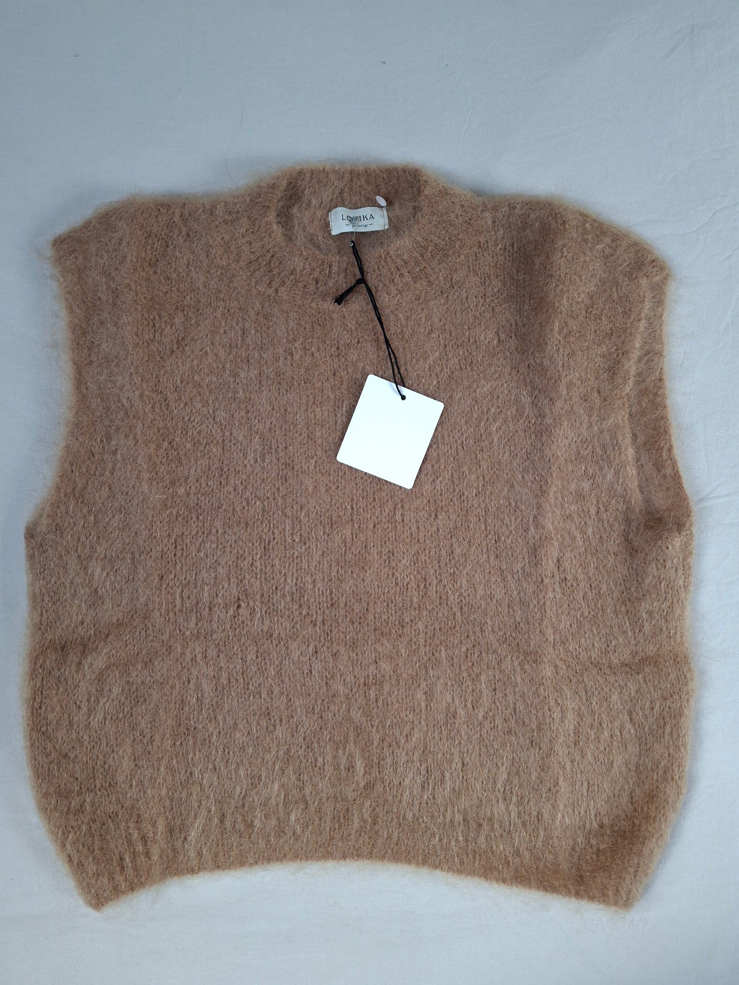 Pull Philippe camel 80% mohair