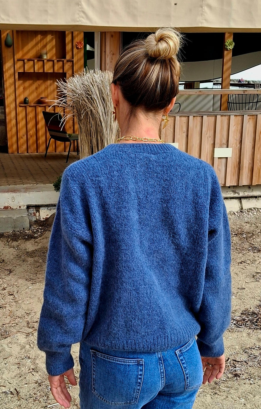 Pull Orso en maille alpaga à encolure ronde