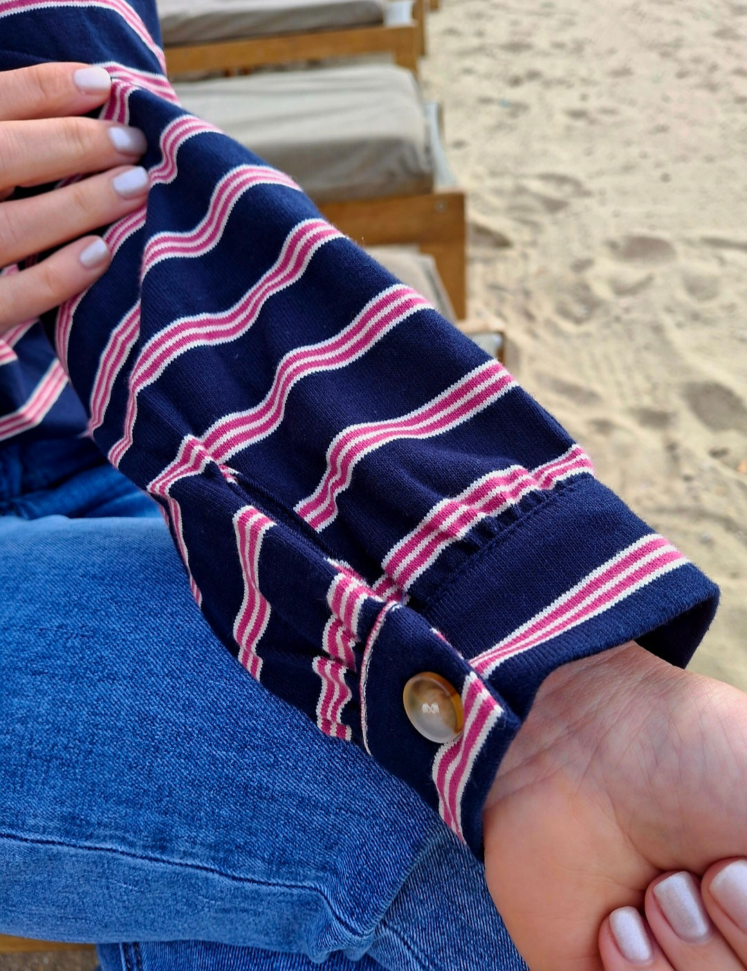 Marinière Victor marine 100% coton