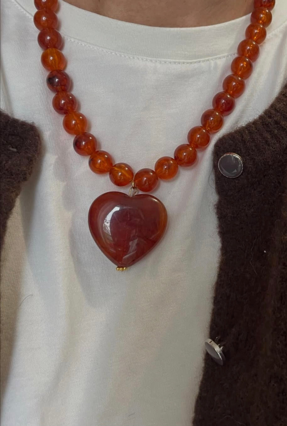 Collier Jeanne coeur 2 variantes