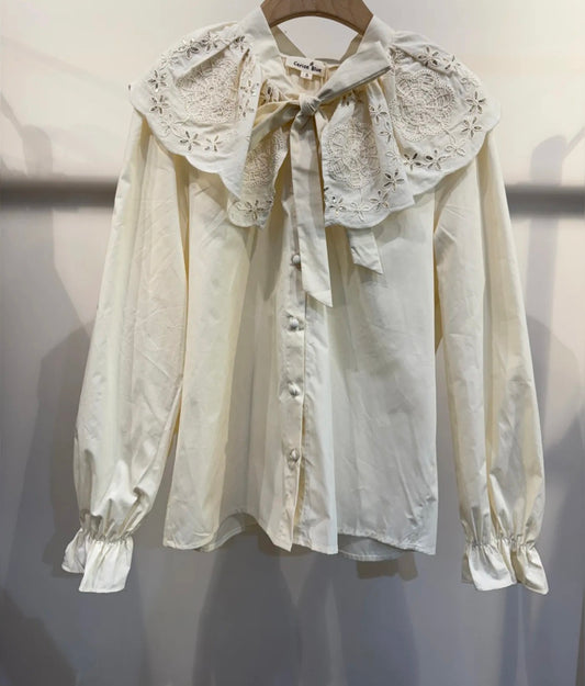 Chemise Léocadie col claudine