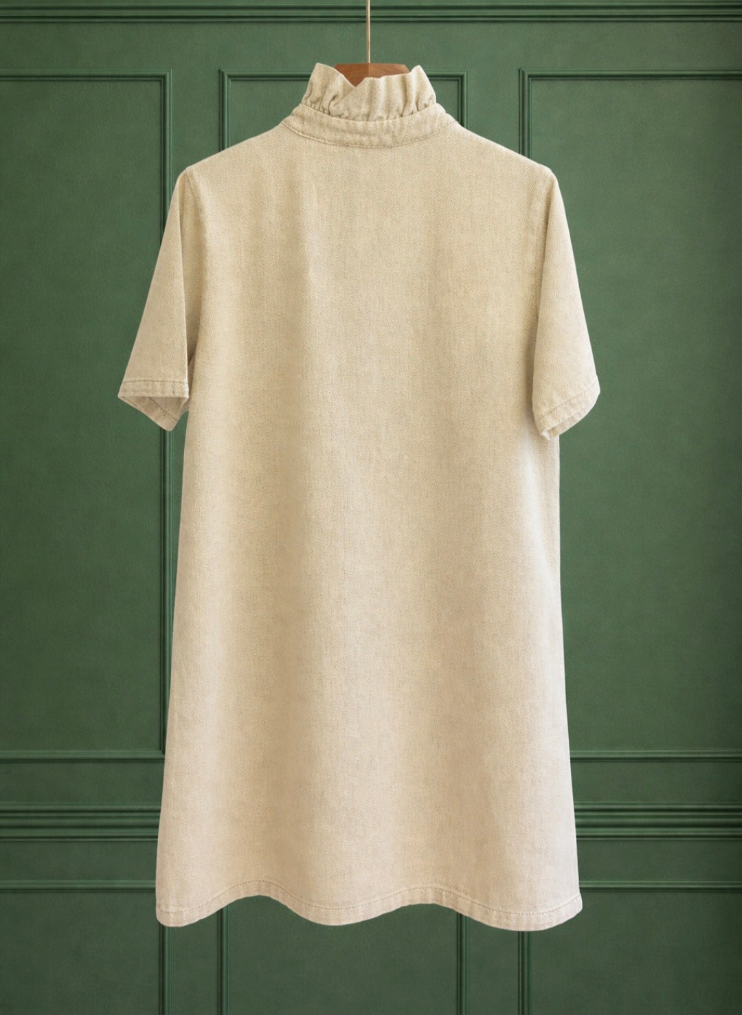 Robe mano col victorien beige