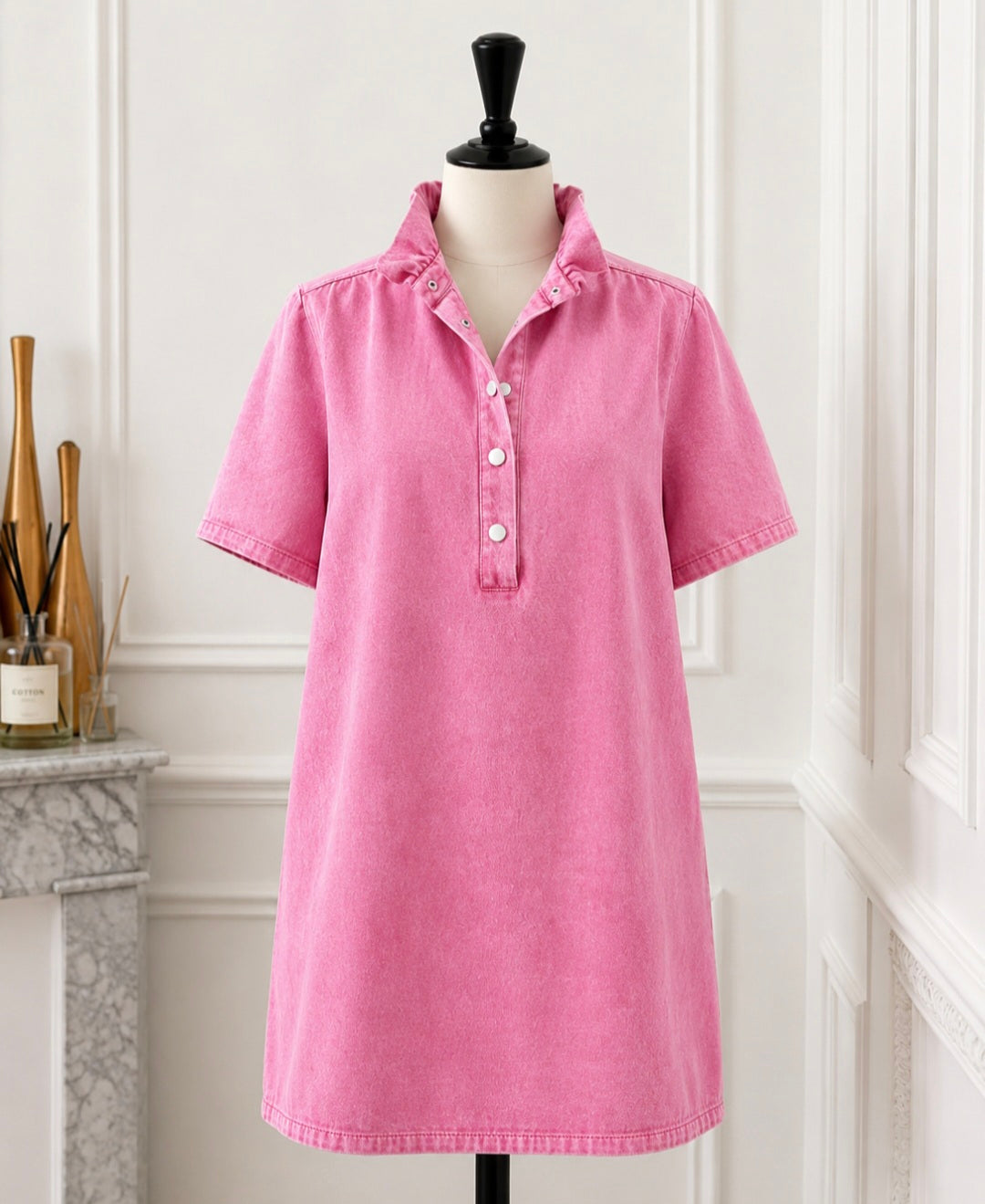 Robe mano col victorien rose
