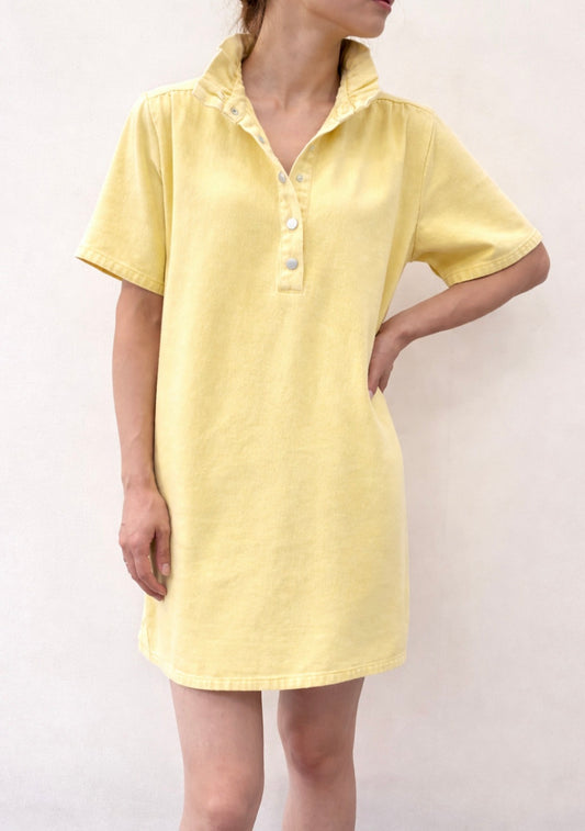 Robe mano col victorien jaune