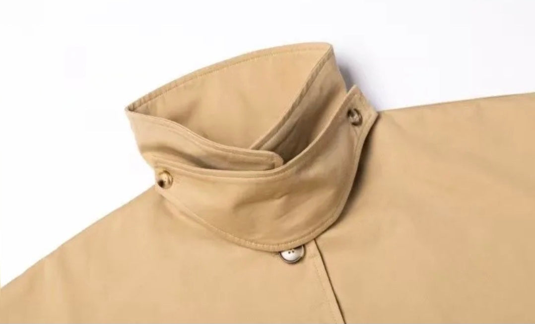 Cape Marcel trench en coton beige