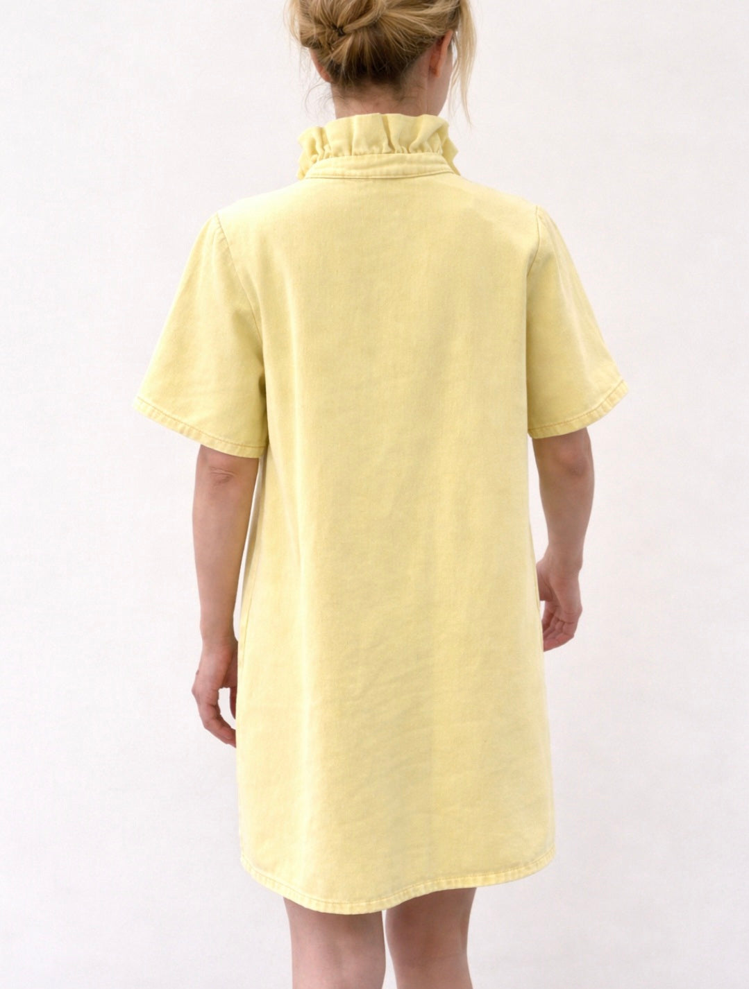 Robe mano col victorien jaune